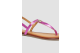 s.Oliver Leder Sandalen mit Riemchen und Logo Detail (6009142.536) roze 3