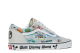 Vans Old Skool Walt World 50th Anniversary Park Map Disney (VN0A3WKTGYW) weiss 5