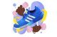 adidas NMD R1 Blue Bird (GY1349) blau 2