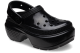 Crocs sandalia crocs classic laranja (209568-001) schwarz 3