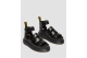 Dr. Martens Clarissa Croc Embossed Leder Quad Riemensandalen (43373200) zwart 4
