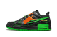 Nike Air Rubber Dunk Green Strike x Off (CU6015-001) schwarz 3
