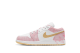 Jordan 1 Low Paint Drip GS (CW7104-601) pink 1