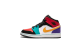 Jordan 1 Mid Bred Multi Color GS (554725-125) bunt 4
