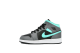 Jordan 1 Mid Grey Aqua GS (554725-063) bunt 4
