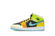 Jordan 1 Mid SE GS Green Aurora (BQ6931-037) bunt 1
