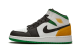 Jordan 1 Mid SE Laser Lucky Green GS (BQ6931-101) bunt 3