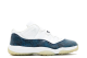 Jordan 11 Low Navy Snakeskin Retro (136071 102) bunt 4