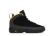 Jordan 9 Retro Dark Charcoal University Gold GS (302359-070) schwarz 3