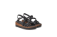 s.Oliver Modische Ledersandalen mit Plateausohle (6010089.001) schwarz 4