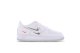 Nike Air Force 1 GS Low Multi Swoosh Particle Grey Photon Dust Bright Crimson (DO6486-100) weiss 6