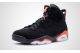 Jordan Air 6 Retro Infrared (384664-060) schwarz 3