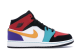 Jordan 1 Mid Bred Multi Color GS (554725-125) bunt 3