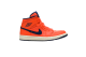 Jordan 1 Mid Turf Blue Void womens (CD7240-804) orange 4