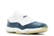 Jordan 11 Low Navy Snakeskin Retro (136071 102) bunt 5
