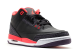 Jordan 3 Retro Crimson GS (398614-005) schwarz 6