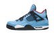 Jordan Travis Scott x 4 Retro Cactus Jack (308497-406) blau 4