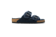 Birkenstock Sandalen Arizona Shearling Suede Leather Fur New Navy (1030684) blau 1