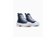 Converse Chuck Taylor All Star Lugged Lift Platform Easy On Floral Embroidery Navy (A06342C) blau 3