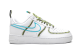 Nike Air Force 1 Low Blue Worldwide Volt Fury (CK7213-100) blanc 6