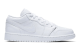 Jordan 1 Low Triple Logo GS (553560-126) weiss 3