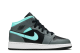 Jordan 1 Mid Grey Aqua GS (554725-063) bunt 6