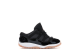 Jordan 11 Retro Low Bleached Coral TD (645107-013) schwarz 3