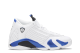 Jordan 14 Retro Hyper Royal GS (487524-104) weiss 5