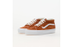 Vans Sk8 Mid Reissue 83 LX Pig Suede Amber (VN000CQQ8B91) rot 6