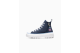 Converse Chuck Taylor All Star Lugged Lift Platform Easy On Floral Embroidery Navy (A06342C) blau 2