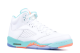 Jordan 5 Retro Light Aqua GS (440892-100) weiss 6
