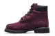 Timberland Boot 6 Inch 1O82 Bordeaux (CA1O82 Port Royal) rot 4