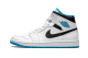 Jordan 1 Mid Laser Blue (554724-141) weiss 5