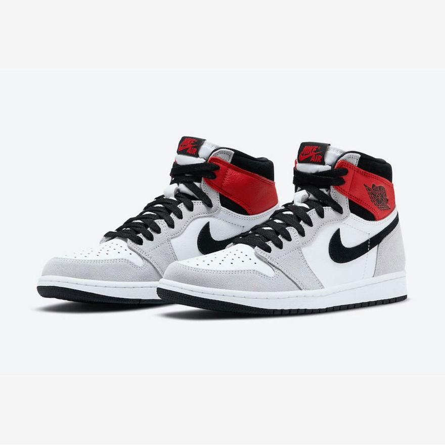 8 Air Jordan 1 High Og Light Smoke Grey 555088 126