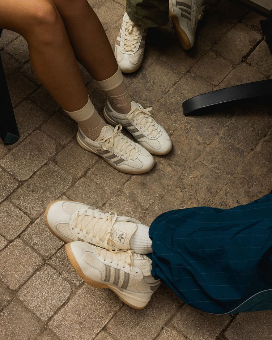 Adidas Gazelle Sala Cream White HQ7303 On Feet
