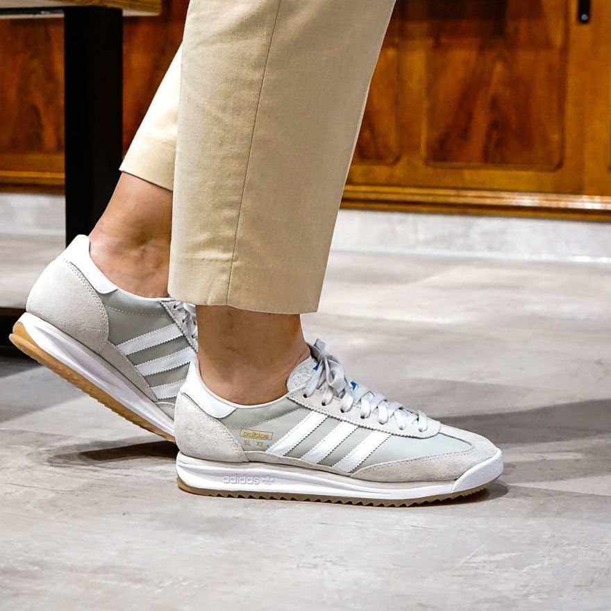 Adidas SL 72 Grey JI1281 on Feet