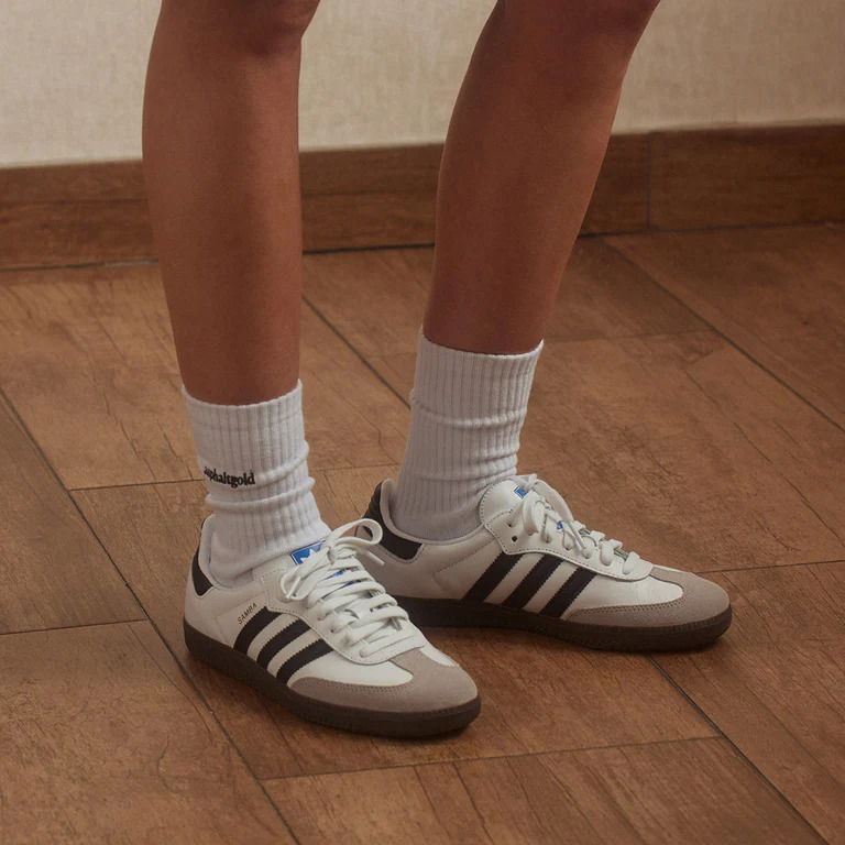 Adidas Samba OG Cloud White B75806 On Feet Styling