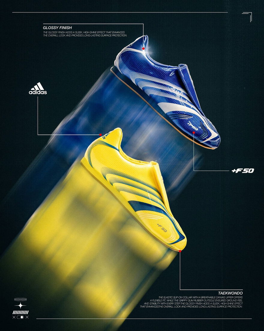 Adidas Taekwondo F50 Lateral JS1046 JR6026 Artwork