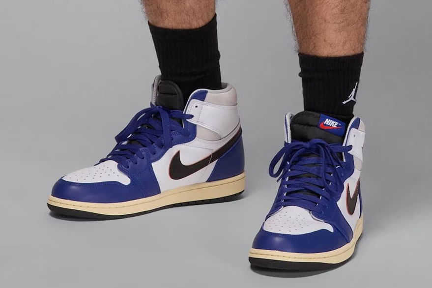 Air Jordan 1 High OG Rare Air “Deep Royal Blue” DZ5485-100 On Feet