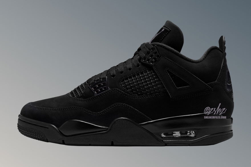 Air Jordan 4 Black Cat FV5029-010 Lateral