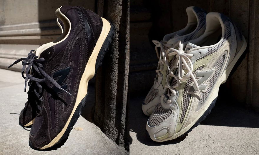 Auralee x New Balance 204L Black Neutral Colorways Lateral