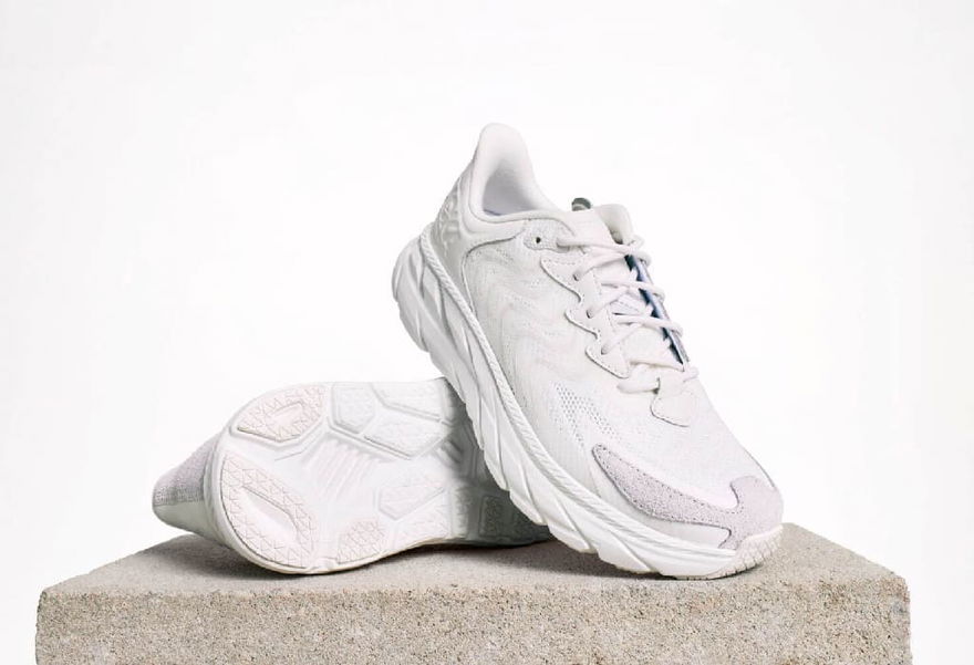 Hoka OneOne Clifton LS white Lateral