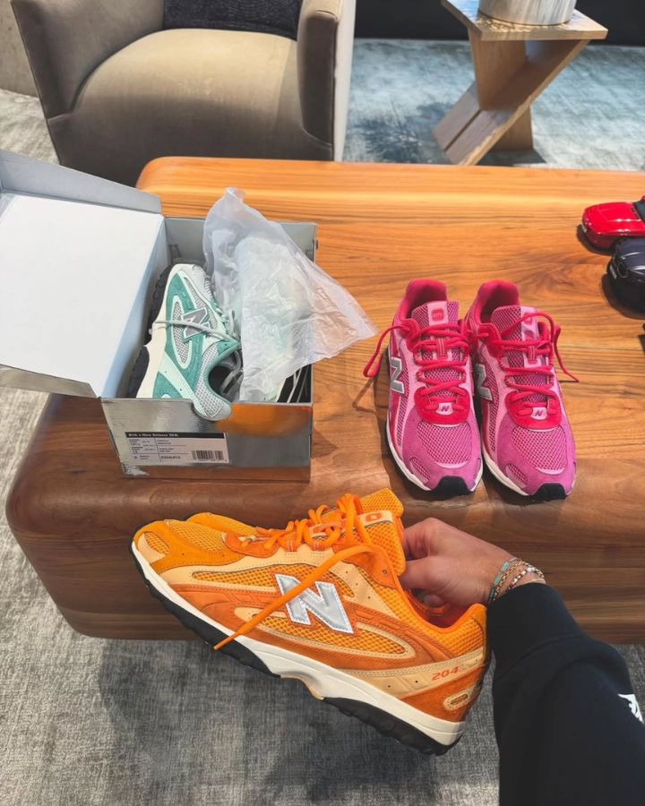 Kith x New Balance 204L Orange Mint Green Hot Pink Ronnie Fieg Teaser