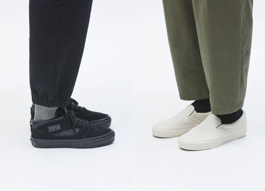 Neighborhood x Vans OTW Half Cab Slip On VN000EFYBLA1 VN000EDG7VJ1 On Feet
