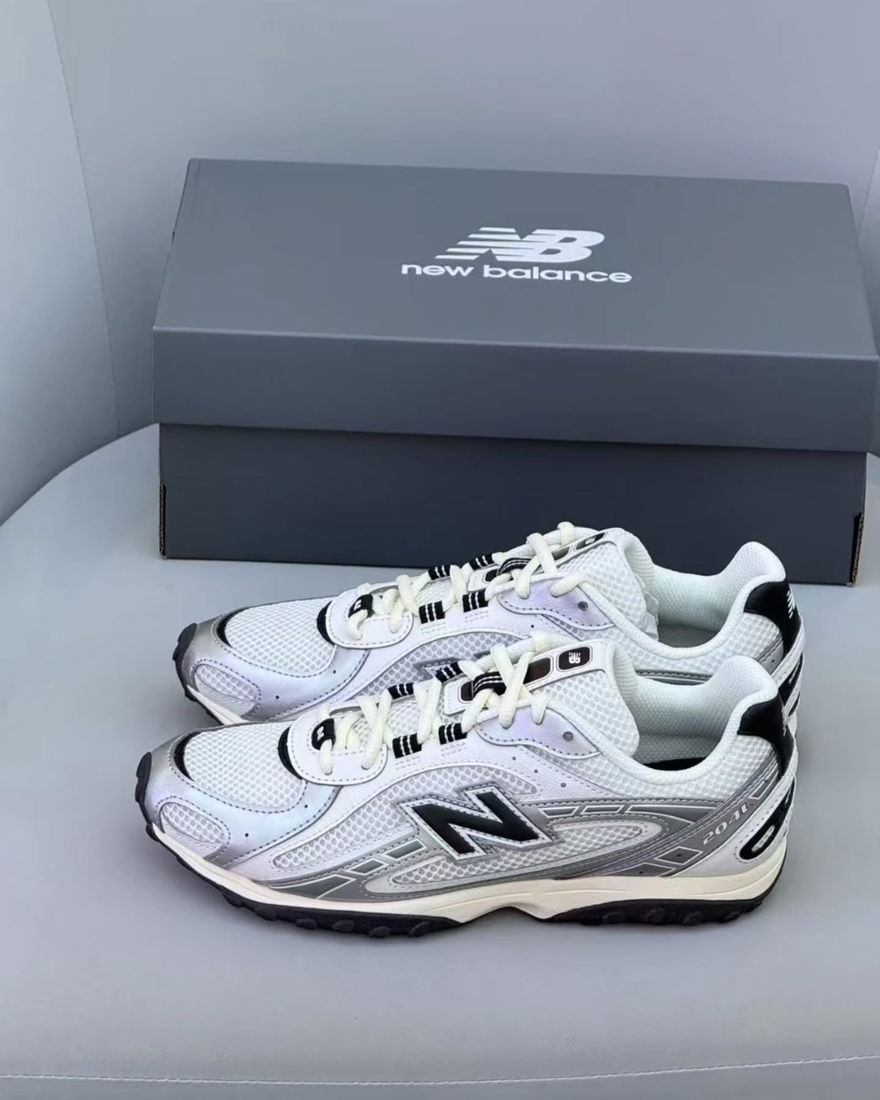 New Balance 204L Space Silver on Box