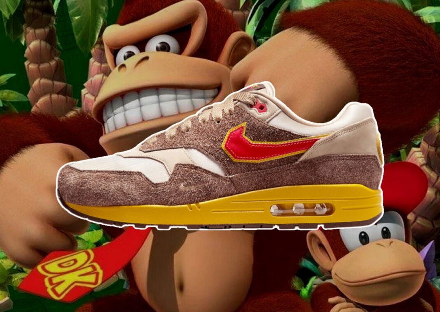 Nike Air Max 1 Big Head Origins Donkey Kong HV5776-200 Lateral