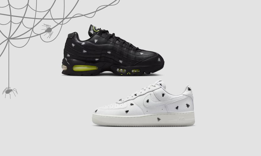 Nike Air Max 95 Air Force 1 Houseflies Im3082 001 Im3081 001 Lateral Titel