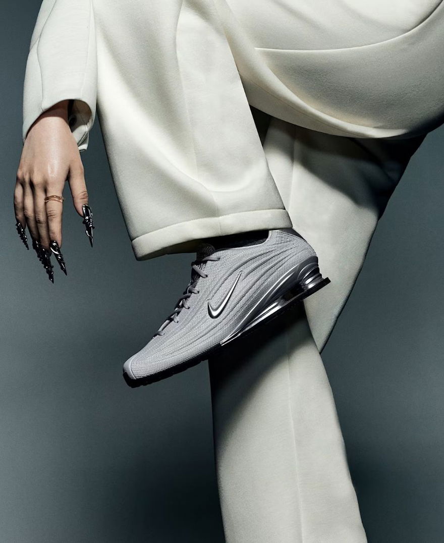 Nike Shox Z Grey HQ7540-001 On Feet