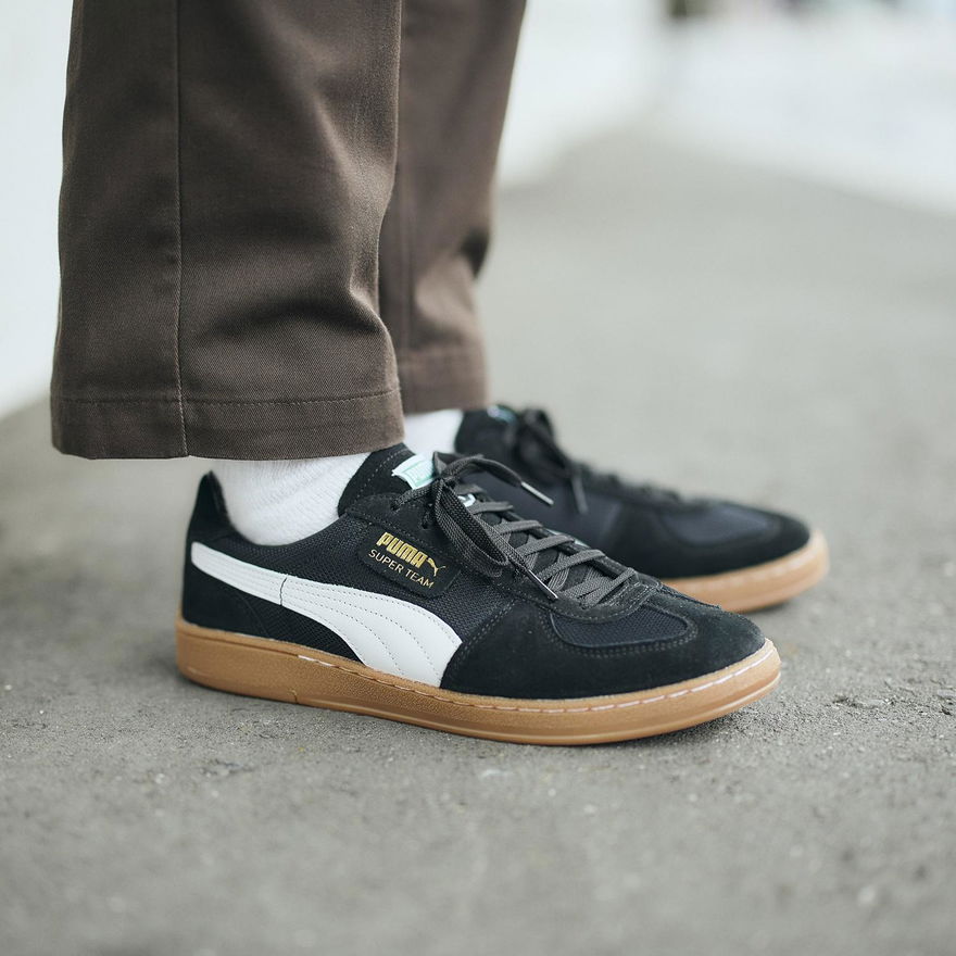 Puma Super Team Black 390424 08 on Feet