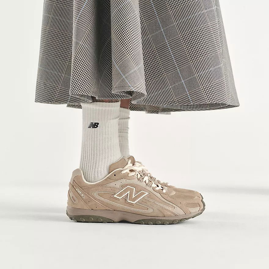 New Balance 204L U204LMMA on Feet with New Balance Socks